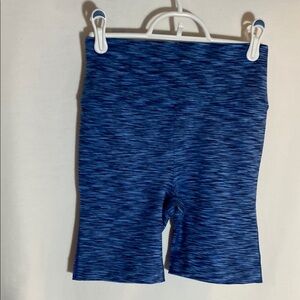 Outdoor Voices Blue Textured Shorts, Size Small NWOT
